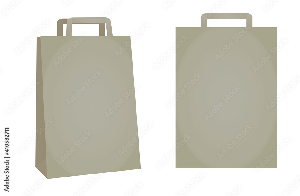 Shopping paper bag. vector illustration Shopping paper bag. vector illustration