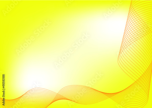 yellow and white abstract background with brown lines, Beautiful color yellow and white sample in A4 size, labels of your business, yellow and white pattern for posters.