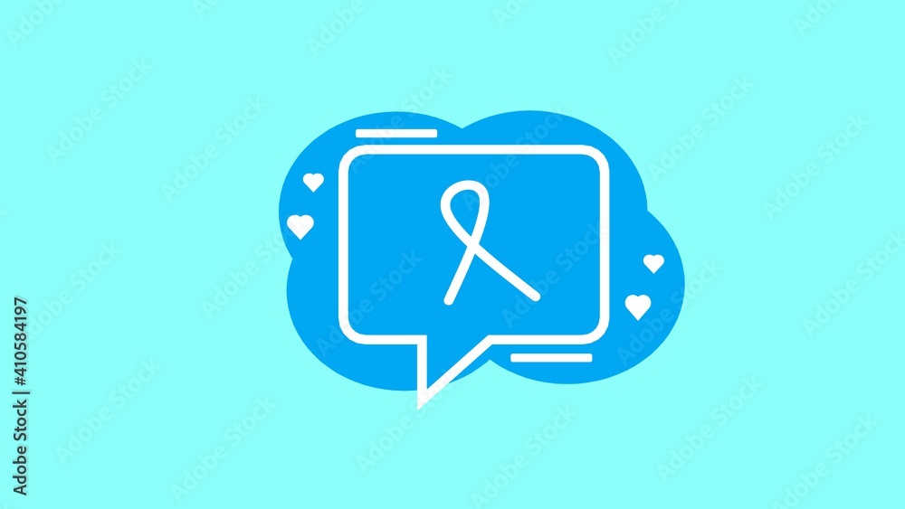 Blue ribbon diabetes awareness. Modern style logo illustration for november month awareness campaigns.
Blue ribbon diabetes awareness. Modern style logo illustration for november month awareness campaigns.