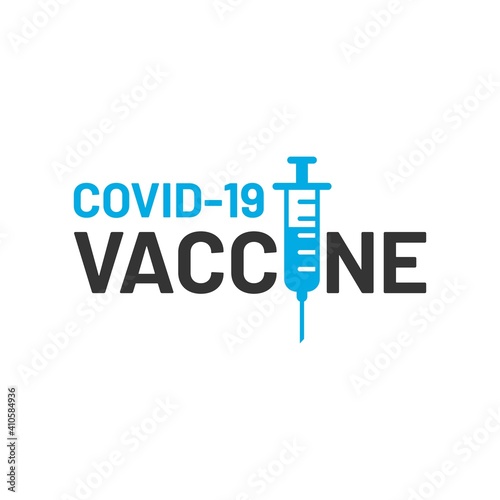 covid-19 vaccine logo design