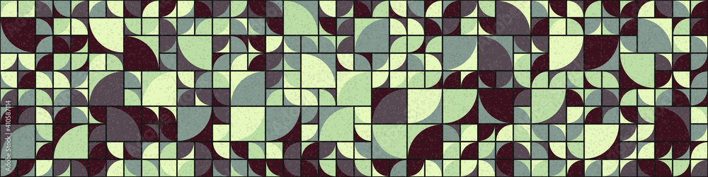 Abstract Geometric Pattern generative computational art illustration