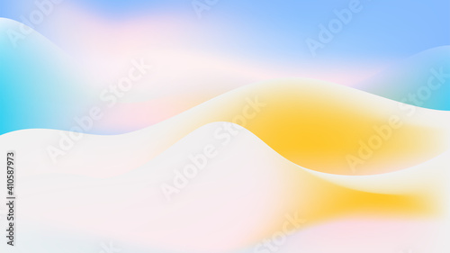 Smooth wave surface abstract background