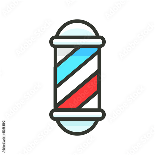 | Barber shop icon vector