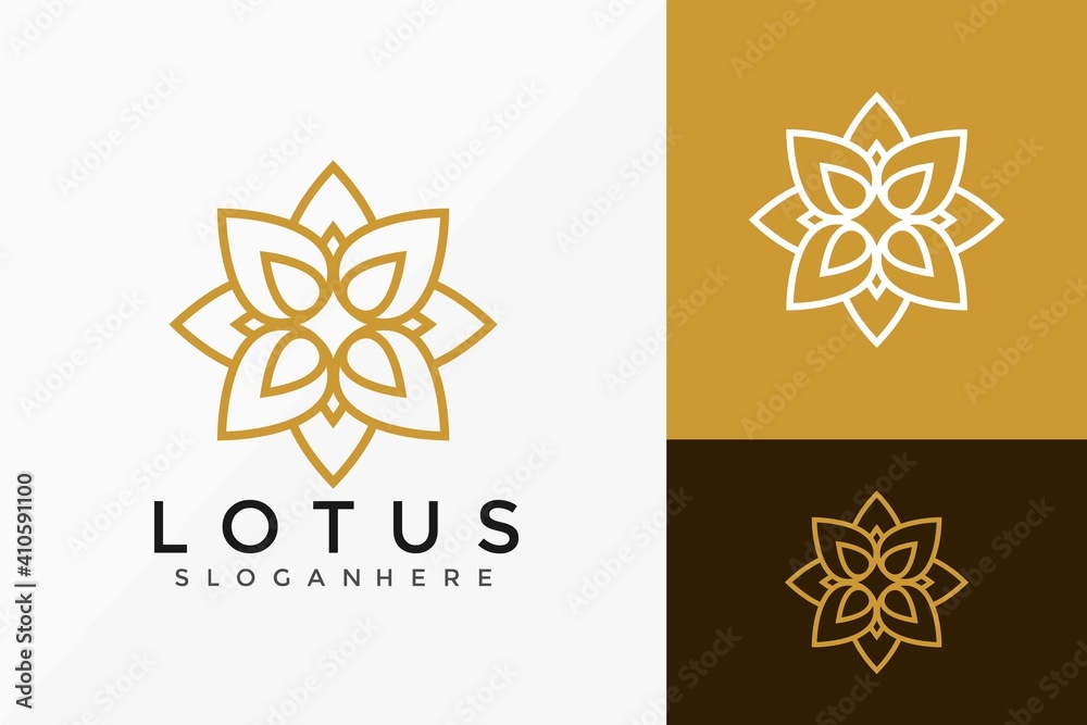 Elegant Lotus Flower Logo Design, Creative modern Logos Designs Vector Illustration Template Elegant Lotus Flower Logo Design, Creative modern Logos Designs Vector Illustration Template