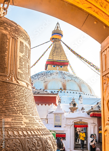 Wallpaper Mural Boudhanath Stupa in Kathmandu, Nepal. Torontodigital.ca