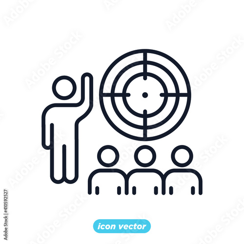 leadership traits icon. Development and Teamwork symbol template for graphic and web design collection logo vector illustration