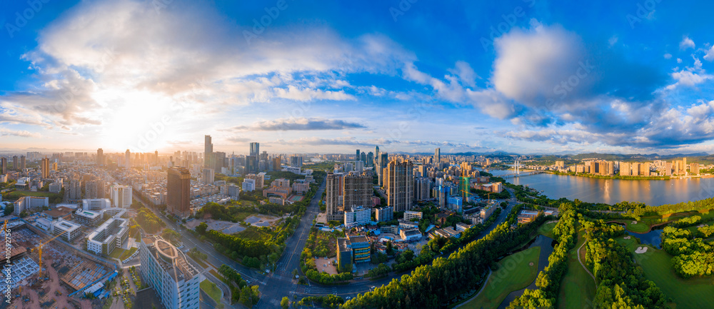 Fototapeta premium 中国广东省惠州市城市风光