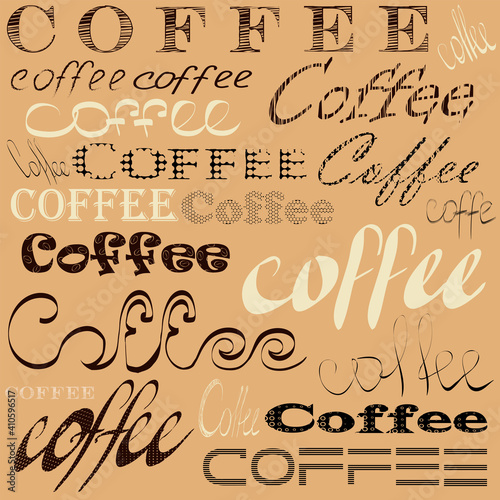 background letter text coffee sketch print caffe
