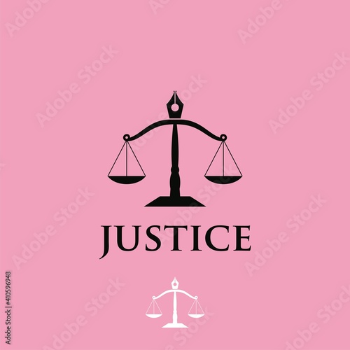 Justice Law Logo Design