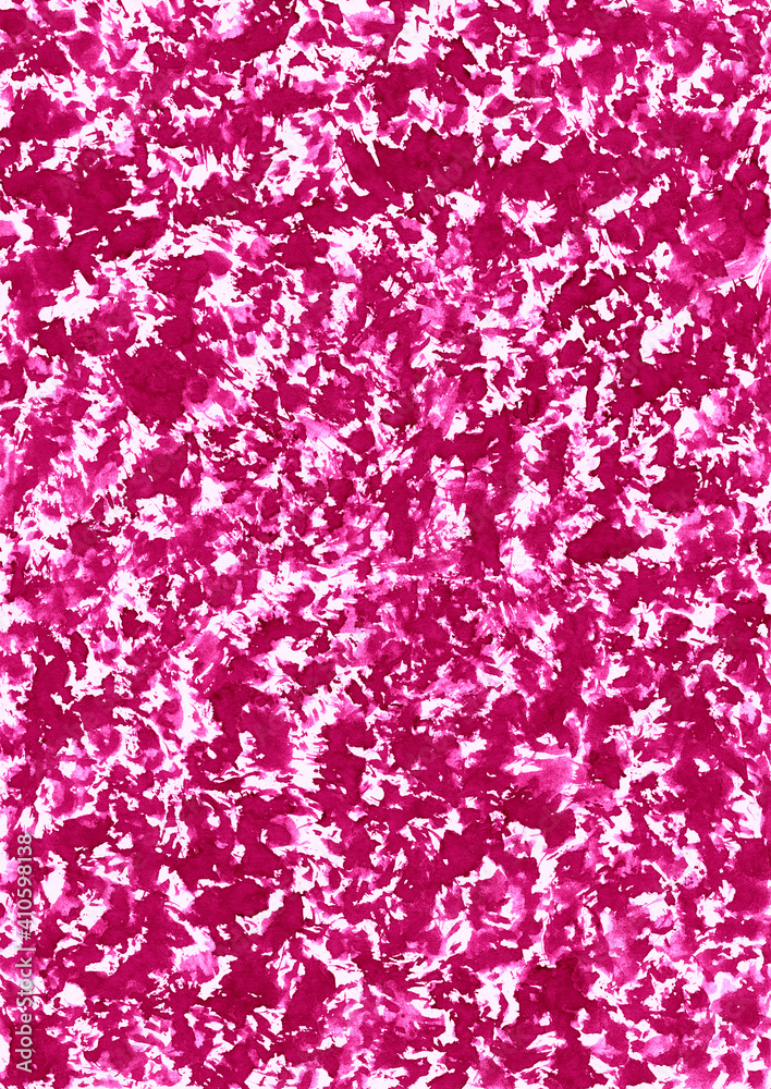 Fototapeta premium abstract red creative drawing as background, hand drawn artwork, watercolor on paper