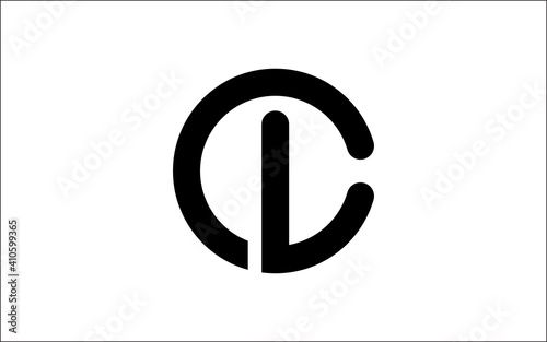 Illustration vector graphic of CL letter icon logo template design