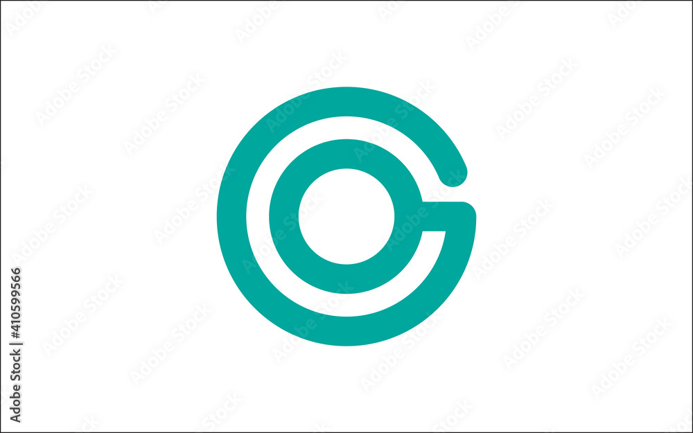 Illustration vector graphic of OG letter icon logo template design