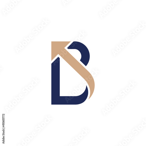 Free Download Letter B arrow business logo, Flat logo template - GFXLoad