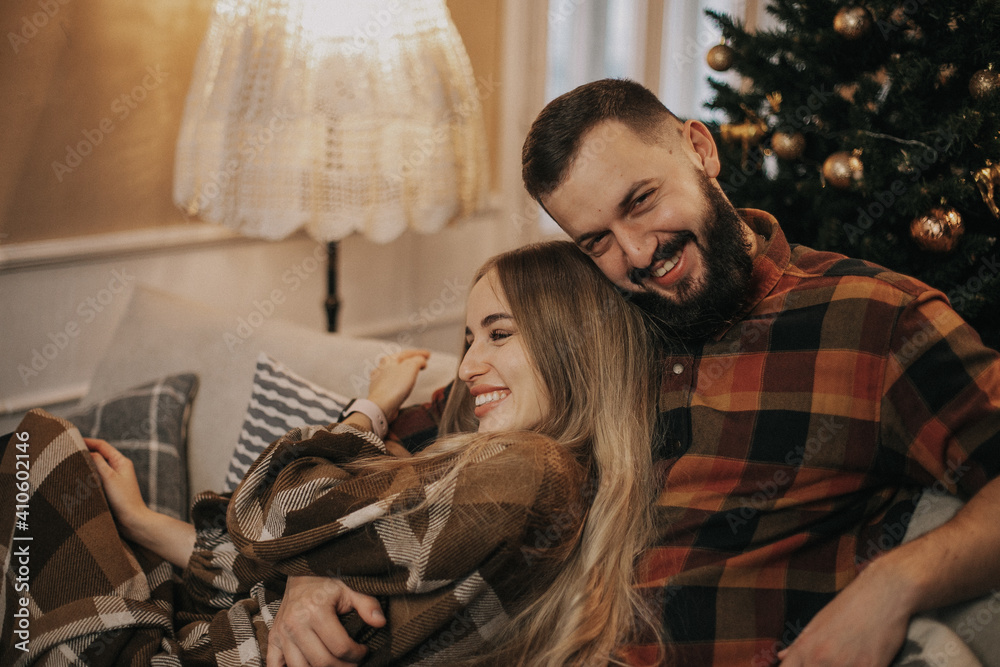 Obraz premium christmas love , couple love 