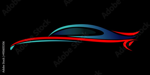 set of automotive logo. vector cars dealers, detailing and modification logo design concept illustration