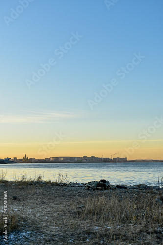 Nizhny Novgorod. Sunset on the Volga