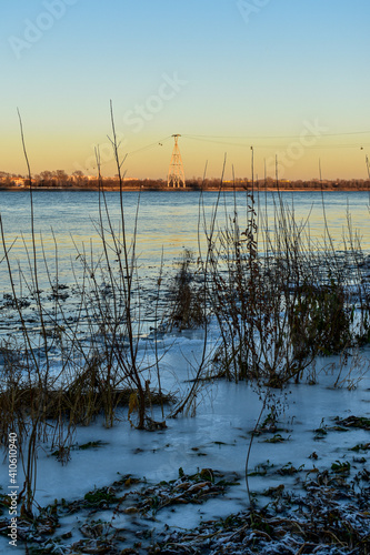 Nizhny Novgorod. Sunset on the Volga