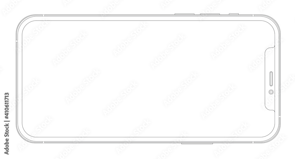 Modern smartphone similiar iphone vector eps 10 Modern smartphone similiar iphone vector eps 10