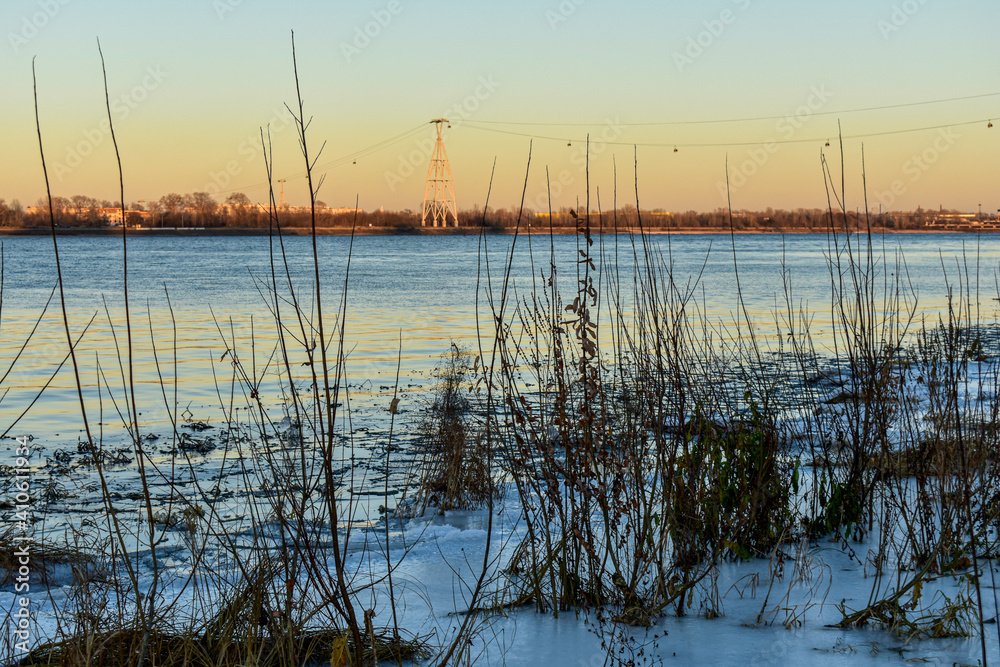 Nizhny Novgorod. Sunset on the Volga Nizhny Novgorod. Sunset on the Volga