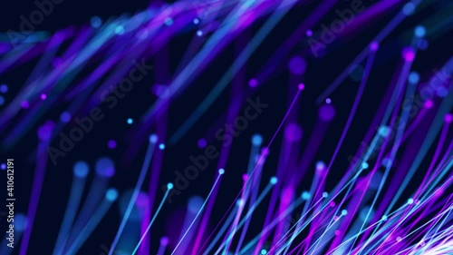 High speed line abstract technology background digital fiber hi tech concept
