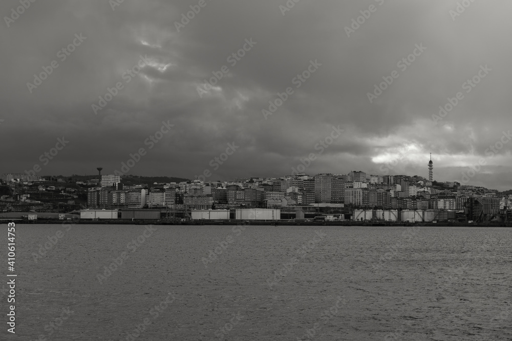 Naklejka premium La Coruña