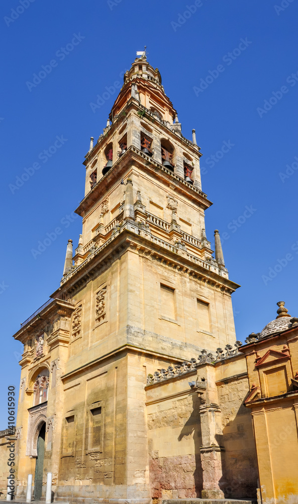 Bell tower of Mezquita (Great Mosque of Cordoba), Spain