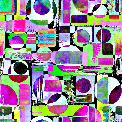 Contemporary art multicolor...