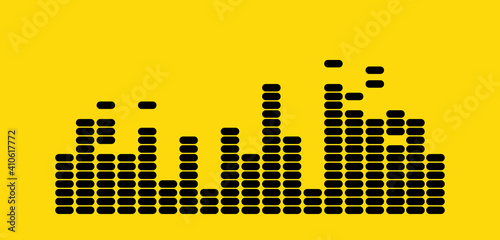 equalizzatore, musica, audio, vettoriale, equalizzazione