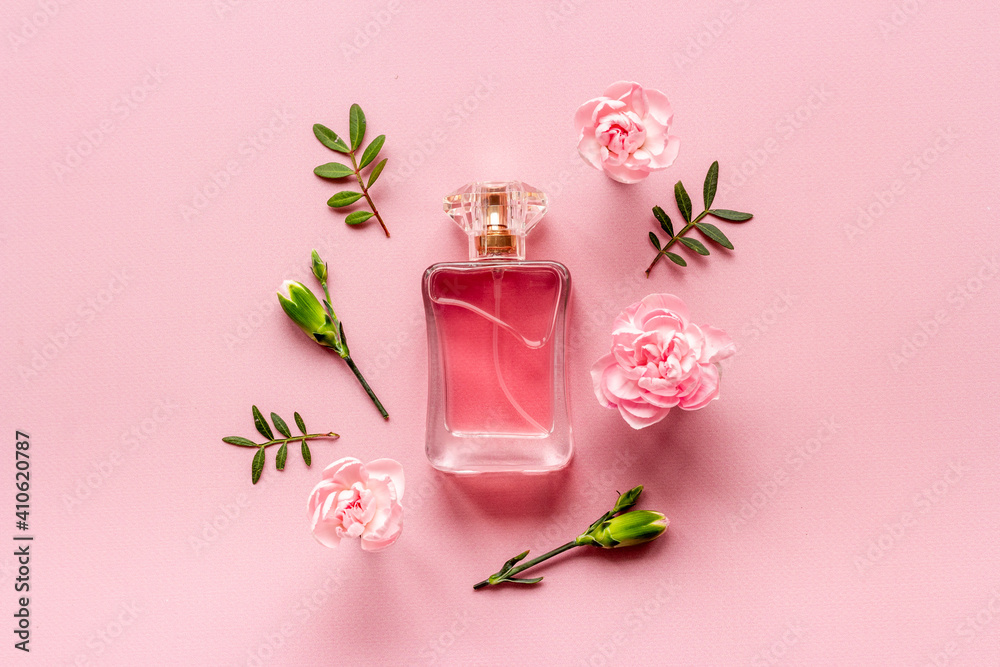 Perfume with discount flower on top