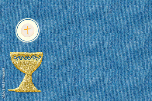 First Communion invites background.