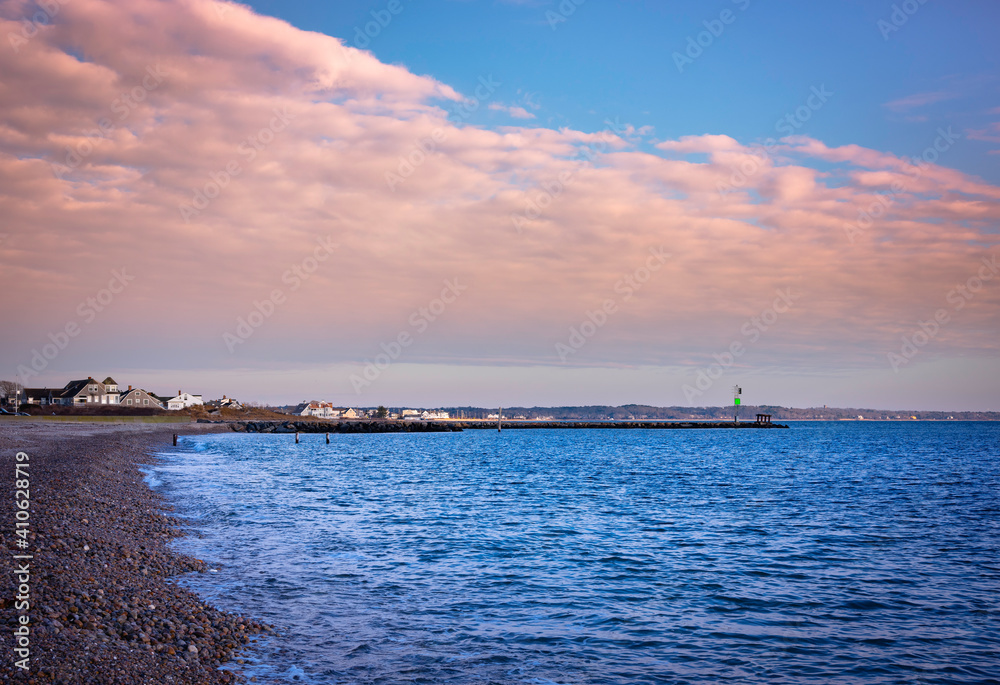 Cloudscape at Sunrise over the Cove on Cape Cod