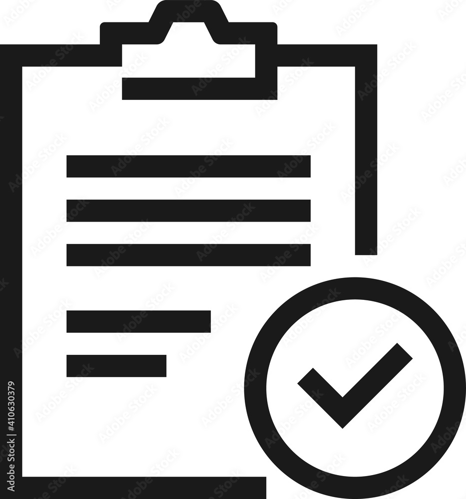 check mark icon. check list icon vector check mark icon. check list icon vector