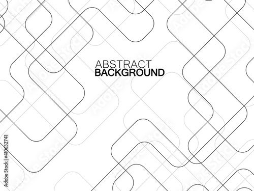 Abstract technology background with communication lines. Vector illustration