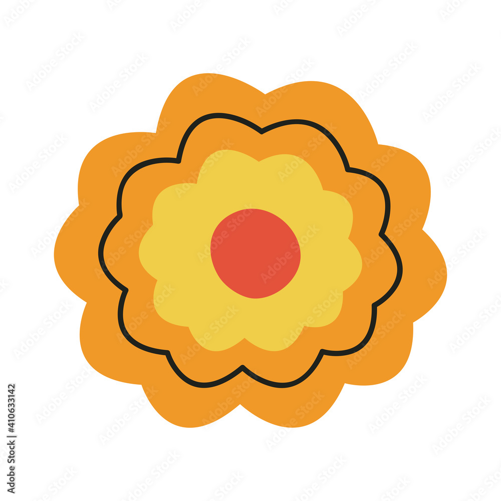 beautiful yellow flower garden decorative icon beautiful yellow flower garden decorative icon