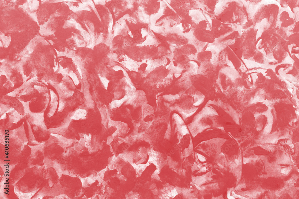 Modern contemporary acrylic background. Red texture made with a palette knife. Abstract painting on paper. Mess on the canvas. Modern contemporary acrylic background. Red texture made with a palette knife. Abstract painting on paper. Mess on the canvas.