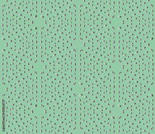 Abstract dotted gradient seamless pattern. Spotted ornamental geometric background. Wrapping paper. Vector illustration.