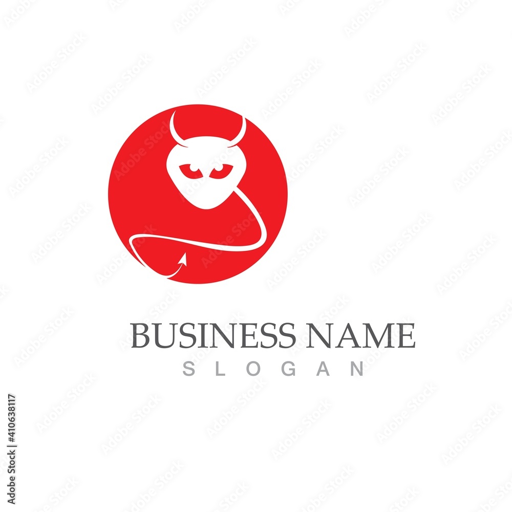 Obraz premium Devil horn Vector icon