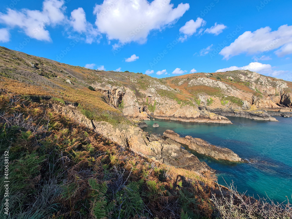 Guernsey Channel Islands, La Moye Point, Le Gouffre