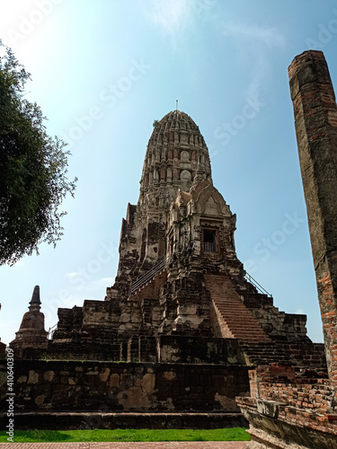 Wat Mahathai, Phra Nakhon Si Ayutthaya Historical Park, Ayutthaya Historical Park, one famous temple in Ayutthaya, Buddha statue.
