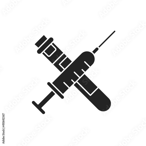 General blood analysis black icon. Medical and scientific concept. Laboratory diagnostics. Pictogram for web, mobile app, promo.