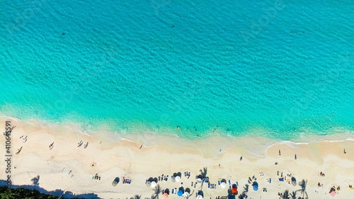 Top Down View of Beach and Shoreline © JRPHOTOGRAPHY