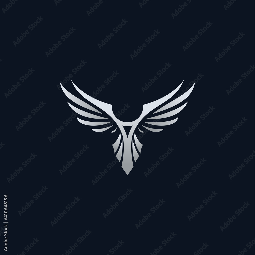 eagle wings masculine concept logo designs vector Stock Vector | Adobe Stock