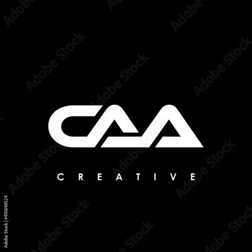 CAA Letter Initial Logo Design Template Vector Illustration photo