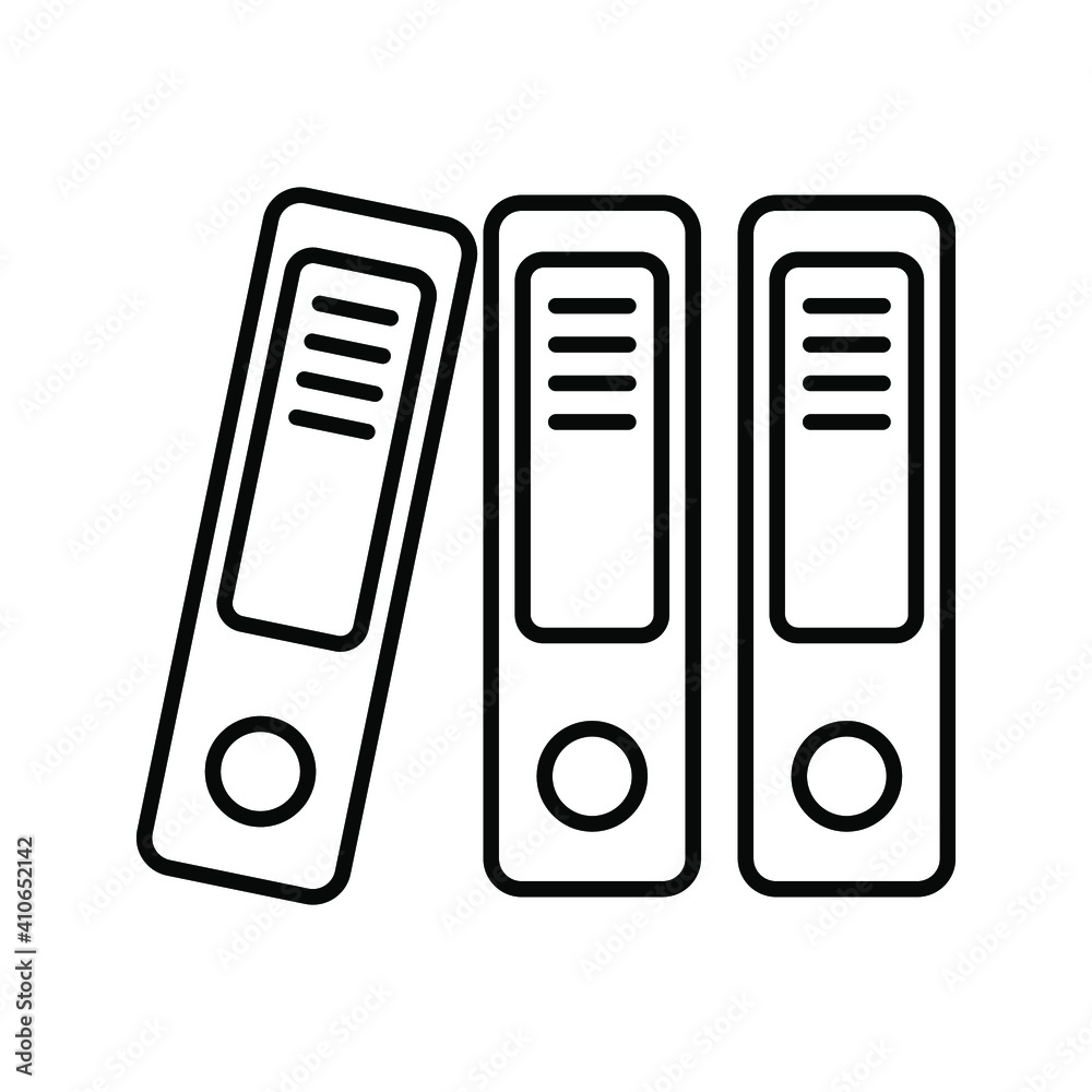 Binder icon design template glyph style.Binder icon notebook Element. Binder icon Notebook linear style sign for mobile concept and web design color editable Binder icon design template glyph style.Binder icon notebook Element. Binder icon Notebook linear style sign for mobile concept and web design color editable