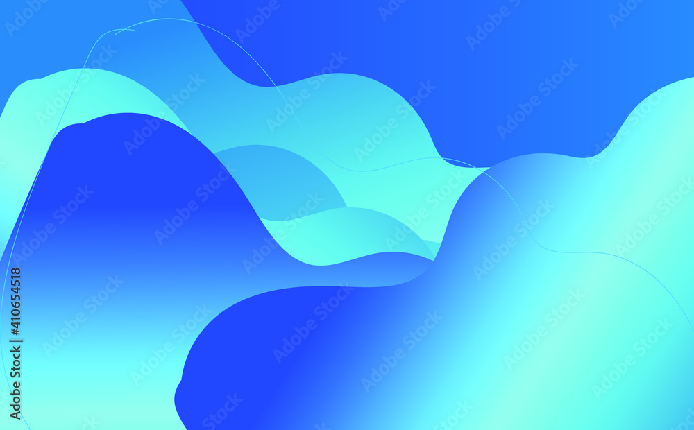 Vector light rays, stripes lines with blue light, speed, and motion blur over Purple blue gradient background
