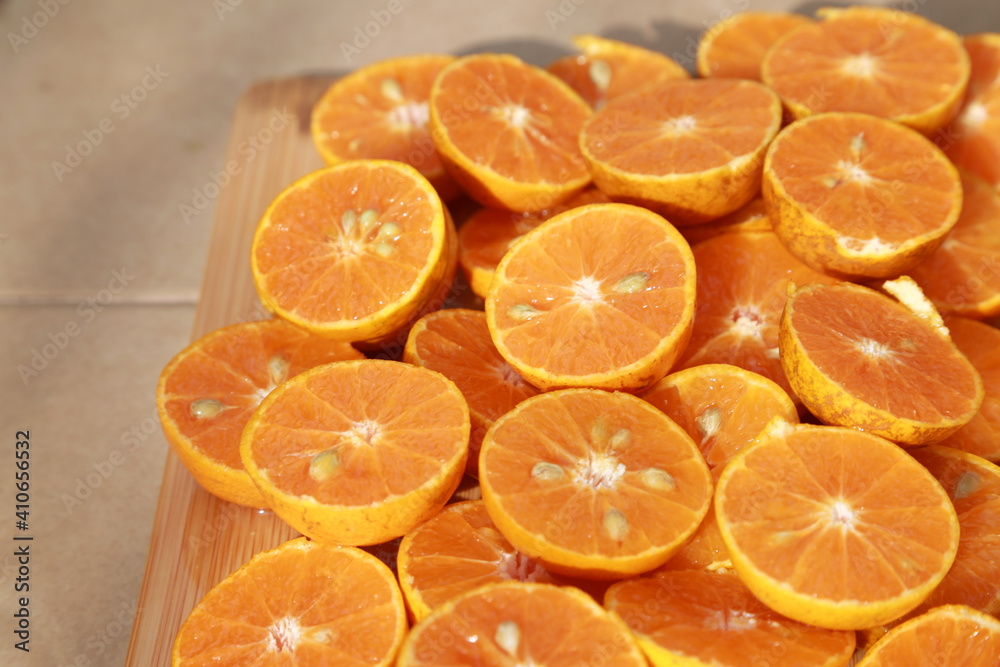 slices of orange slices of orange