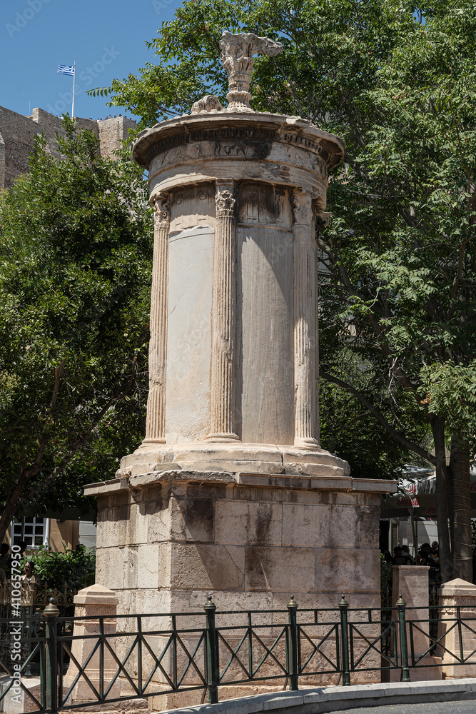 Lysikrates-Monument, Plaka, Athen, Griechenland