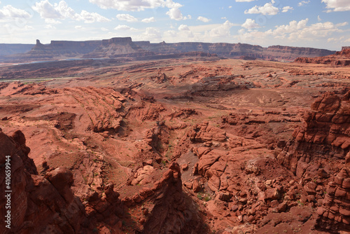 Landscape of eastern part of Canyonlands National Park in Utah, USA
