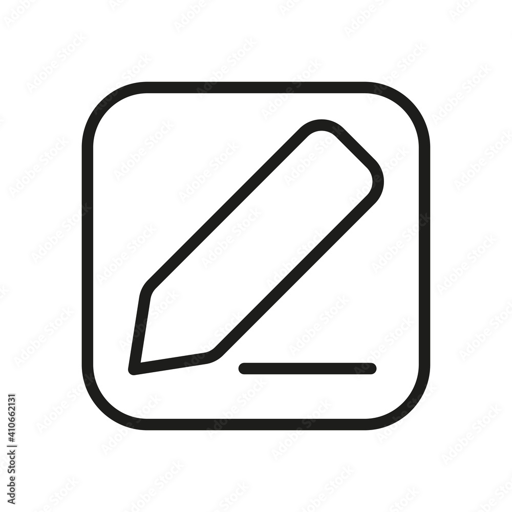 Outline Vector Icon Edit Register Subscription Subscribe Outline Vector Icon Edit Register Subscription Subscribe