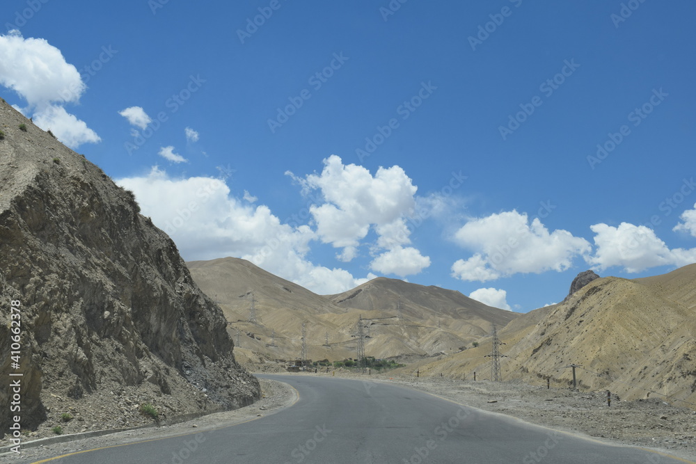 landscape in the himalayas landscape in the himalayas
